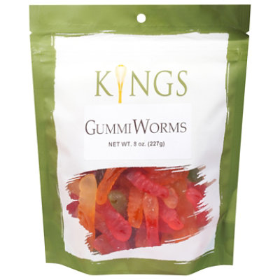 Kings Gourmet Gummi Worms - 8 Oz - Image 1