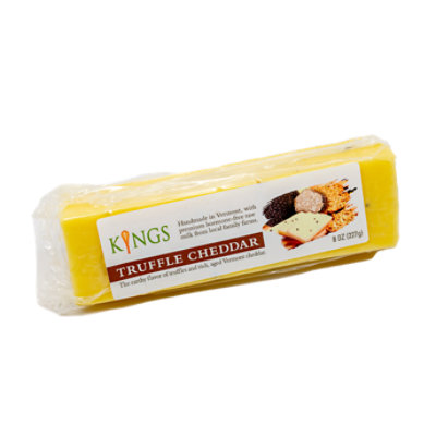 Kings Truffle Cheddar Bar - 8 OZ - Image 1