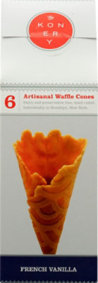 Konery French Vanilla Waffle Cones - 4.5 OZ - Image 6