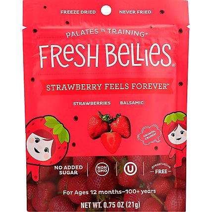 Fresh Bellies Snack Strawberry - .75 OZ - Image 2