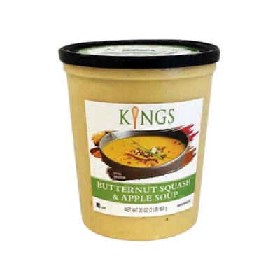 Kings Butternut & Apple Soup - 24 OZ - Image 1