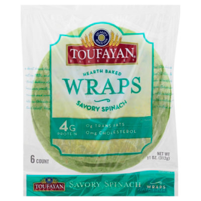 Toufayan Spinach Wraps - 11 OZ - Image 3