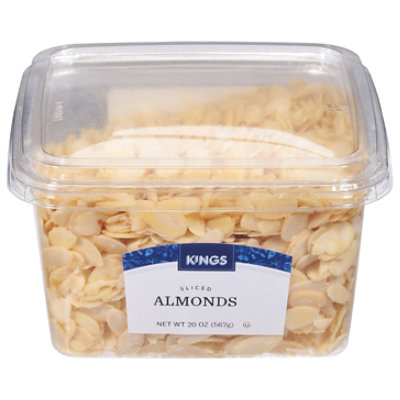Kings Almonds Sliced - 20 Oz - Image 1