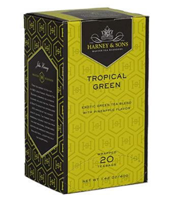 Harney & Sons Tropical Green - 20 Count - Image 1