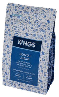 Kings Donut Shop Ground Coffee - 12 Oz - Image 1