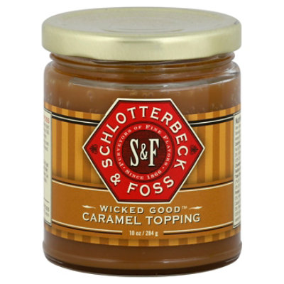 S & F Caramel Sea Salt Sauce - 10 OZ - Image 1