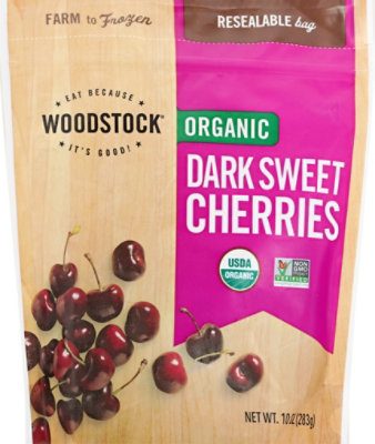 Woodstk Org Frzn Dark Cherries - 10 OZ - Image 2