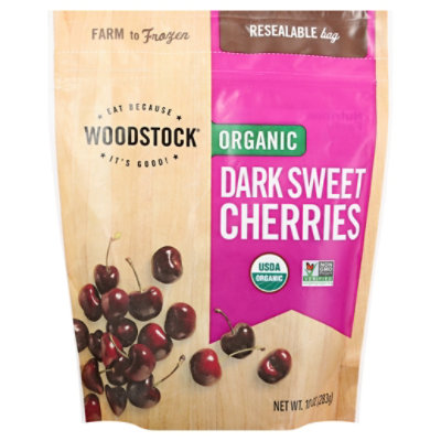Woodstk Org Frzn Dark Cherries - 10 OZ