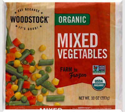 Woodstock Organic Mixed Vegetables - 10 Oz - Image 2