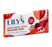 Lily's Sweets Semi Swt Baking Bar - 4 OZ