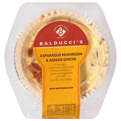 Bal Quiche Asparagus Mushroom Sm - 10 OZ - Image 3