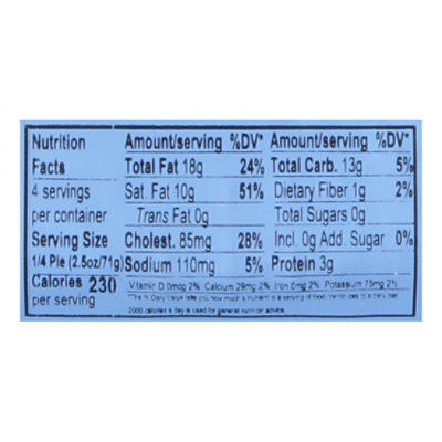 Quiche Spinach/mushroom - 10 OZ - Image 4