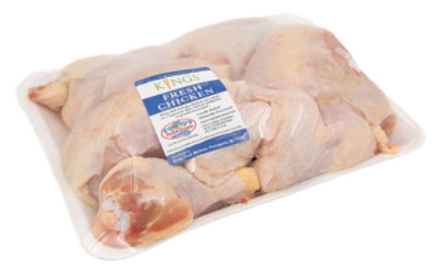 Bell & Evans Chicken Whole Cut In 1/4's - 4 Lb - Image 1
