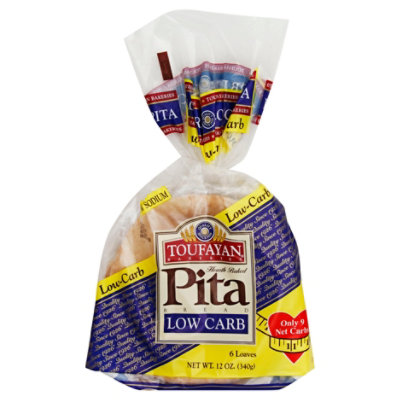 Toufayan Lc Pita Bread - 12 OZ - Image 1