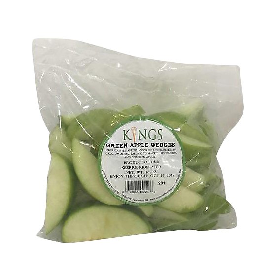 Kings Apples Sliced Green - 16 OZ