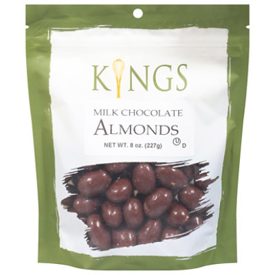 King's Milk Chocolate Almonds - 8 Oz - Image 3