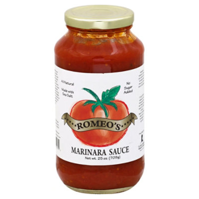 Romeo's Marinara Pasta Sauce - 25 Oz - Image 1