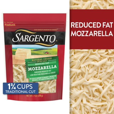 Sargento Shredded Reduced Fat Mozzarella Natural Cheese - 7 Oz - Image 1