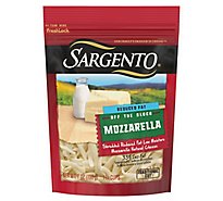 Sargento Off The Block Reduced Fat Mozzarella Shreds - 7 Oz