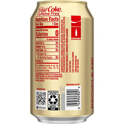 Caffeine Free Diet Coke Single Can - 12 FZ - Image 6