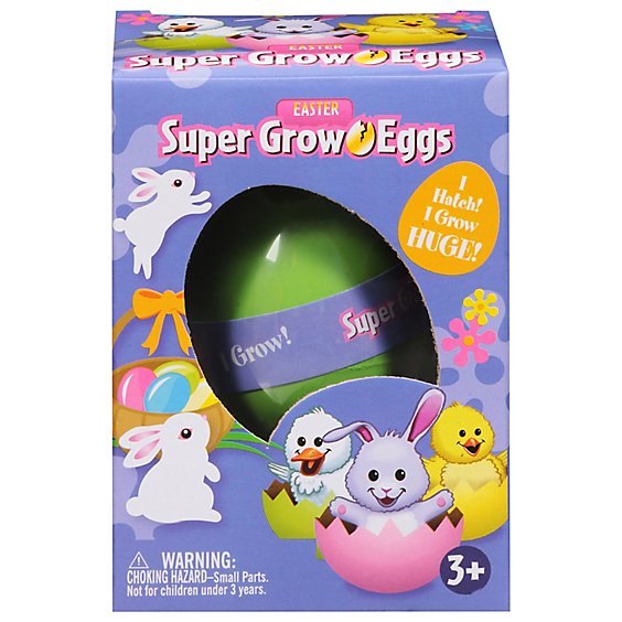 SCS Direct Super Grow Easter Character Egg 1 Count - Each