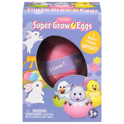 SCS Direct Super Grow Easter Character Egg 1 Count - Each