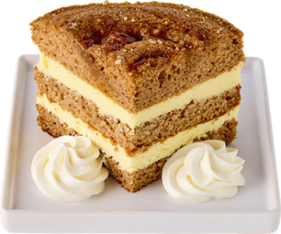 Caramel Butter Pecan Cake Slice - Each