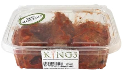 Beef Meatballs In Marinara - 1 Lb - Image 1