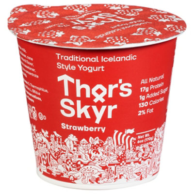 Thor's Strawberry Skyr Yogurt - 6 Oz - Image 3