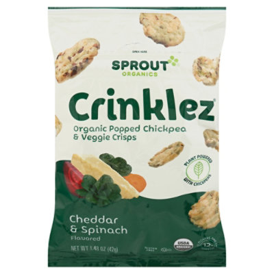 Sprout Crinklez Cheesy Spinach - 1.48 OZ - Image 2