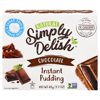 Simply Delish Natural Chocolate Puddng Pie Mix - 1.7 Oz - Image 3