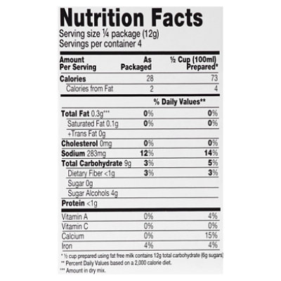 Simply Delish Natural Chocolate Puddng Pie Mix - 1.7 Oz - Image 4