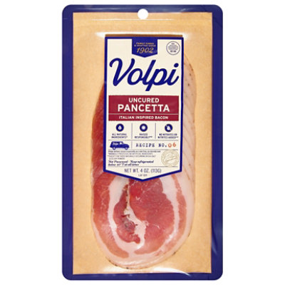 Volpi Pancetta Sliced - 4 Oz - Image 1