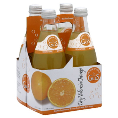 Gus Dry Valencia Orange Soda 4 Pk - 4-12FZ - Image 1