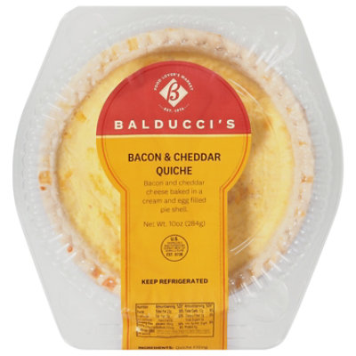 Bal Quiche Bacon & Cheddar Sm - 10 OZ - Image 3