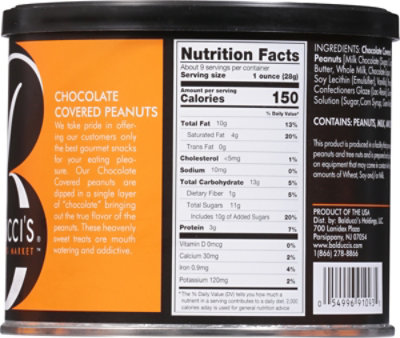 Bal Peanuts Choc Cover Tin - 9 OZ - Image 6