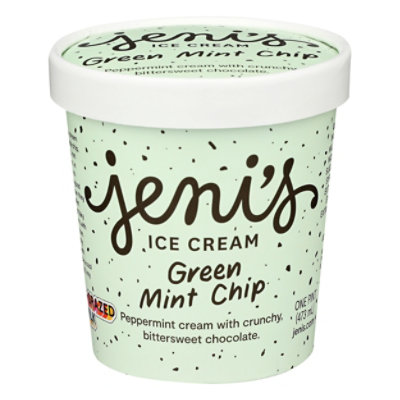 Jeni's Green Mint Chip Ice Cream - PT - Image 1