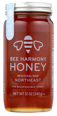 Bee Harmony Organic Regional Northeast Honey - 12 Oz - Image 1