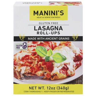 Manini's Gluten Free Pasta Lasagna Roll Ups - 12 Oz - Image 1
