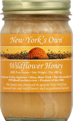 New Yorks Own Crystal Wildflower Raw Honey - 17 Oz - Image 2