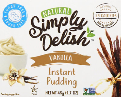 Simply Delish No Sugar Vanilla Pudding Pie Mix - 1.7 Oz - Image 2