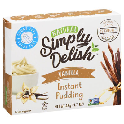 Simply Delish No Sugar Vanilla Pudding Pie Mix - 1.7 Oz - Image 1