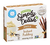 Simply Delish No Sugar Vanilla Pudding Pie Mix - 1.7 Oz