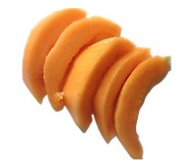 Melon Cantaloupe Slices Peeled - 1 Lb