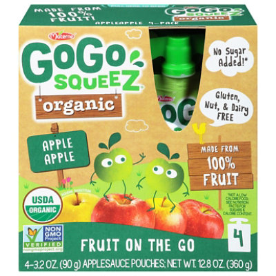 Go Go Squeeze Organic Apple Sauce - 12.8 OZ - Image 3