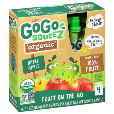 Go Go Squeeze Organic Apple Sauce - 12.8 OZ - Image 1