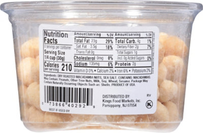 Kn Roasted Salted Macadamia - 8 Oz - Image 6