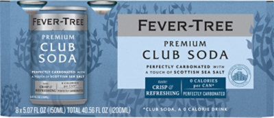 Fever Tree Club Soda Cans 8pk - 8-5.07FZ - Image 4