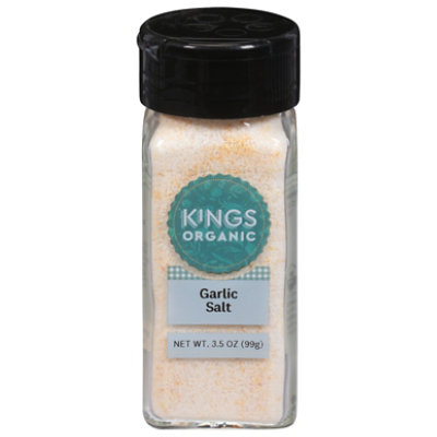 Kings Org Garlic Salt - 3.5 OZ - Image 1
