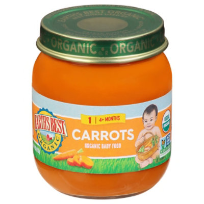 Earth's Best Carrots Baby Food - 4 OZ